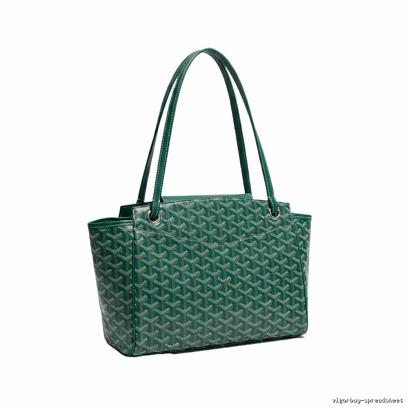 The classic retro green handbag of GOYARD