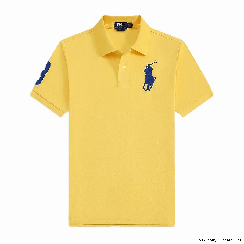 The classic yellow shirt of Ralph Lauren Polo.