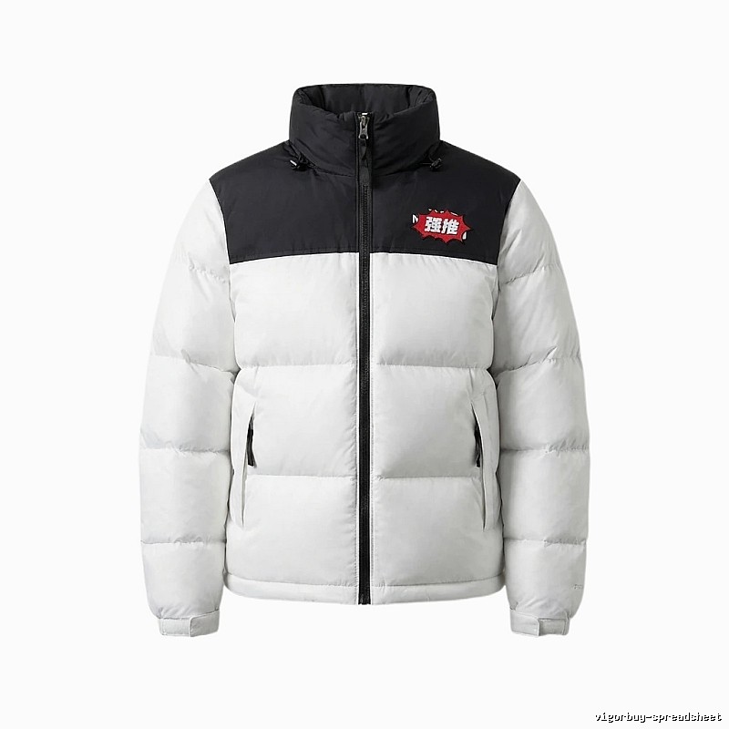 The North Face Trendy Black-and-White Down Jacket