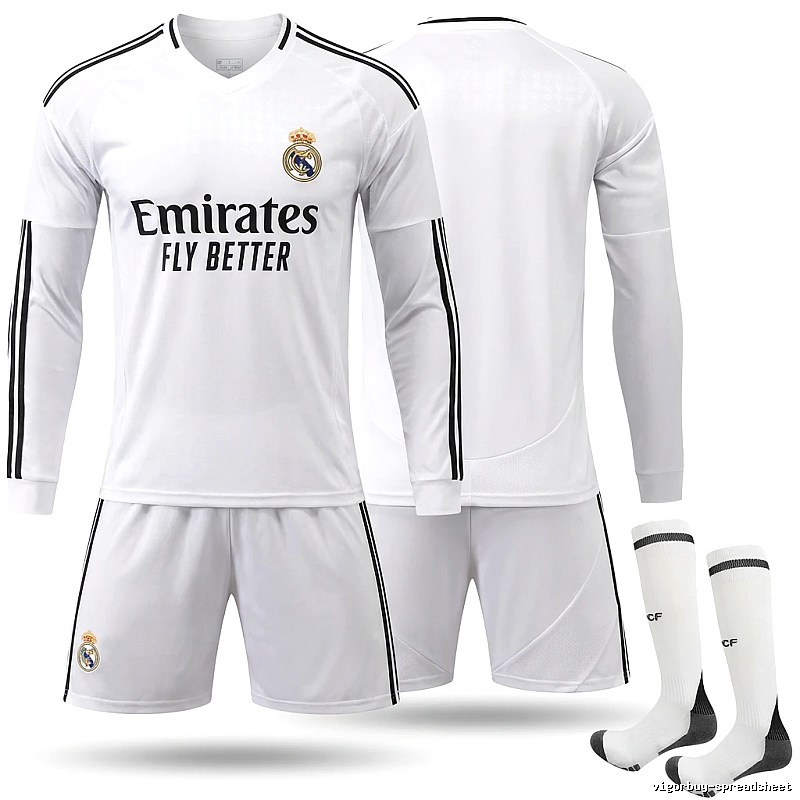 The white sporty jersey of Real Madrid.