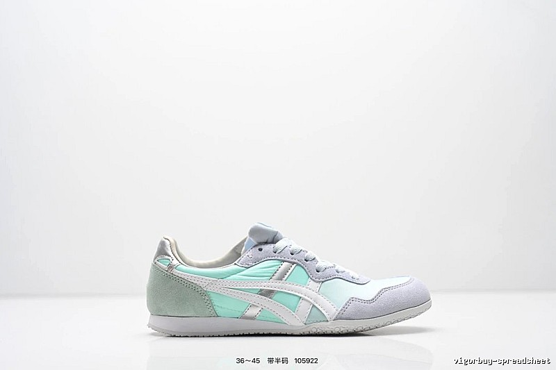 Tiger of Onitsuka retro light blue sports shoes