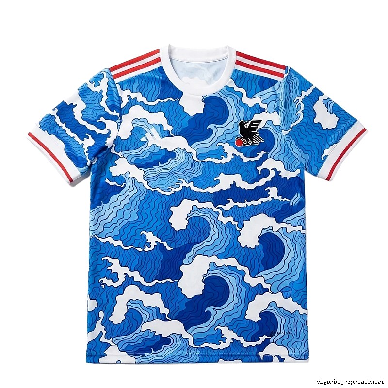 Tokyo Ghoul Wave Style Blue and White T-shirt