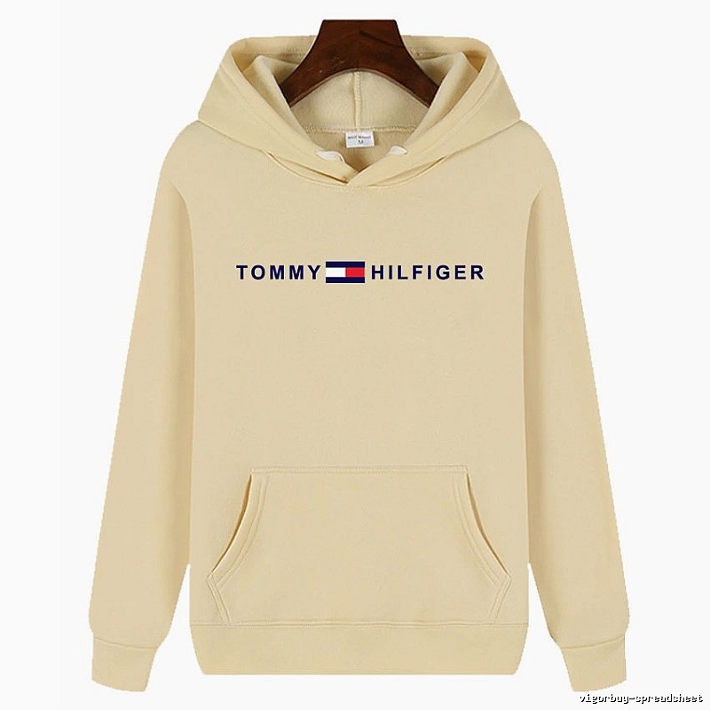Tommy Hilfiger Patterned Logo hoodie White Tommy Hilfiger with Polished Detail