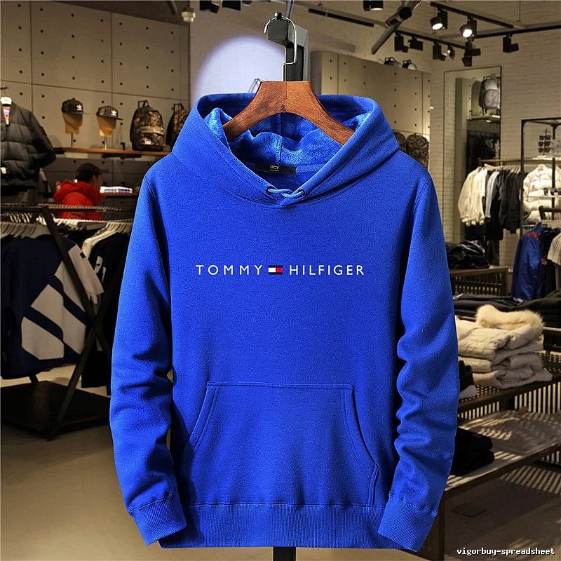 Tommy Hilfiger Royal Blue Logo Hoodie Gift Ready