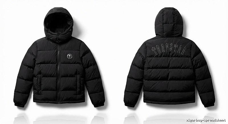 Trapstar Black Trendy and Cool Down Jacket