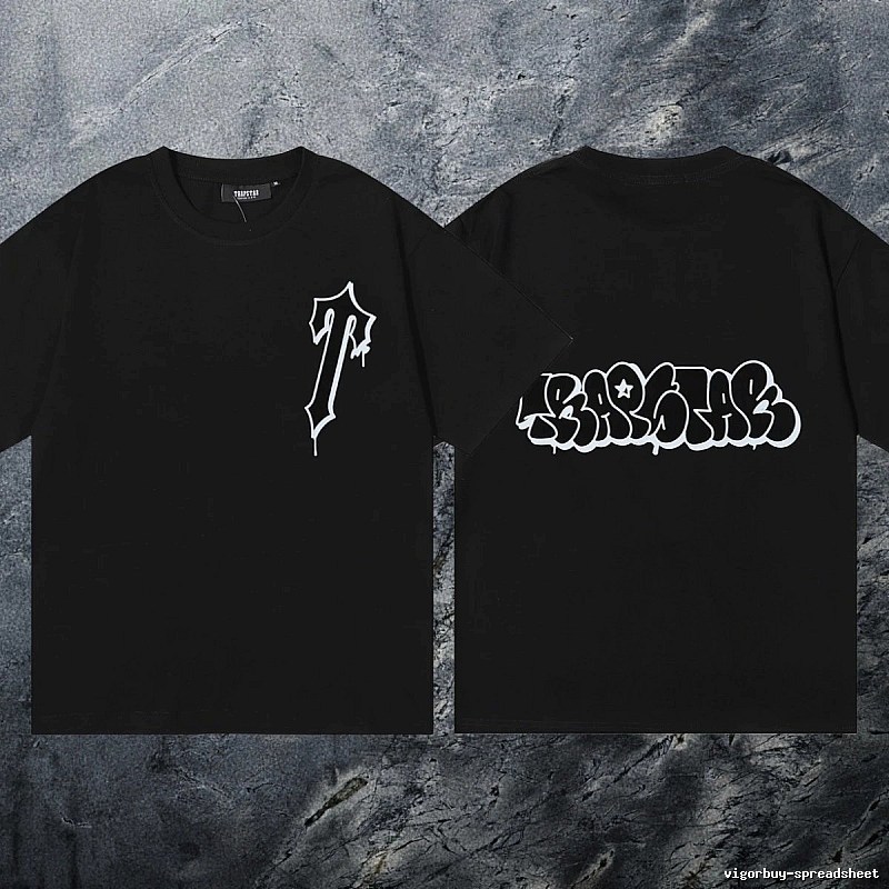 Trapstar Gift Ready Keys graphic T-shirt Black White Key with Fresh Pattern