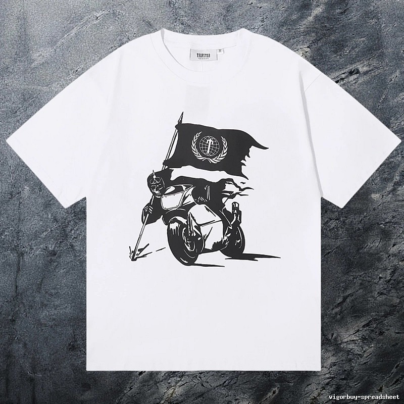 Trapstar Gift Ready Keys graphic T-shirt Black White Key with Standout Detail