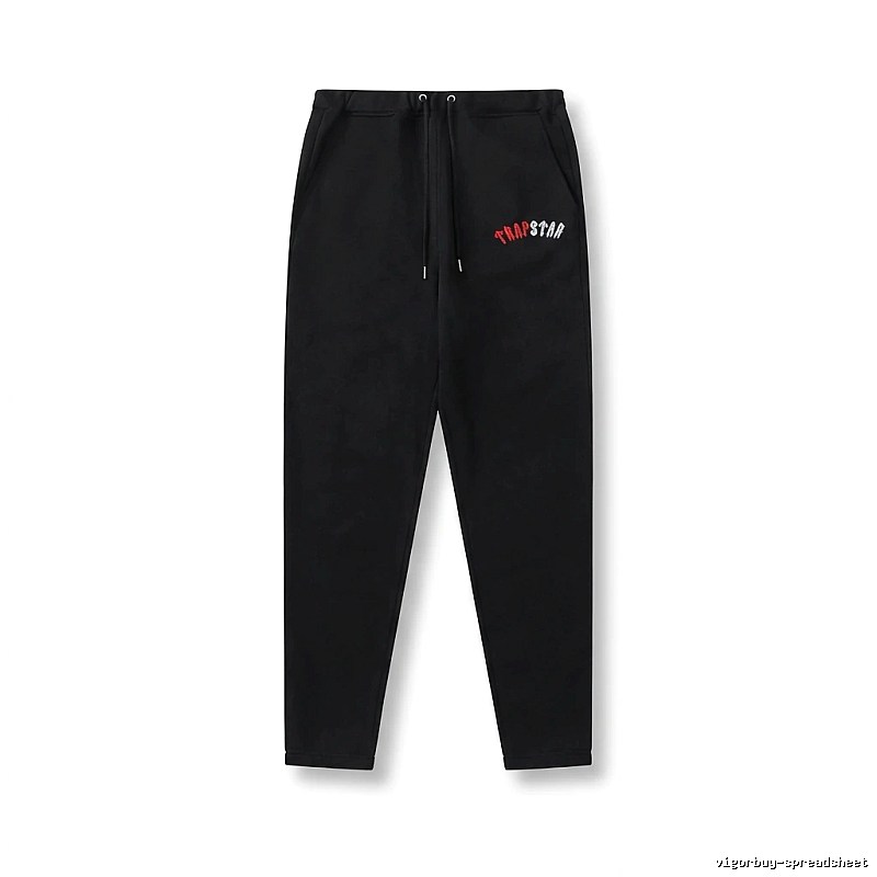 Trapstar minimalist style black sweatpants