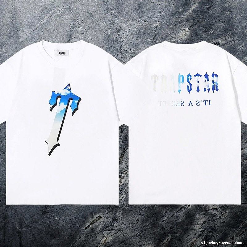 Trapstar Monogram Keys graphic T-shirt Black White Key for Casual Outfits