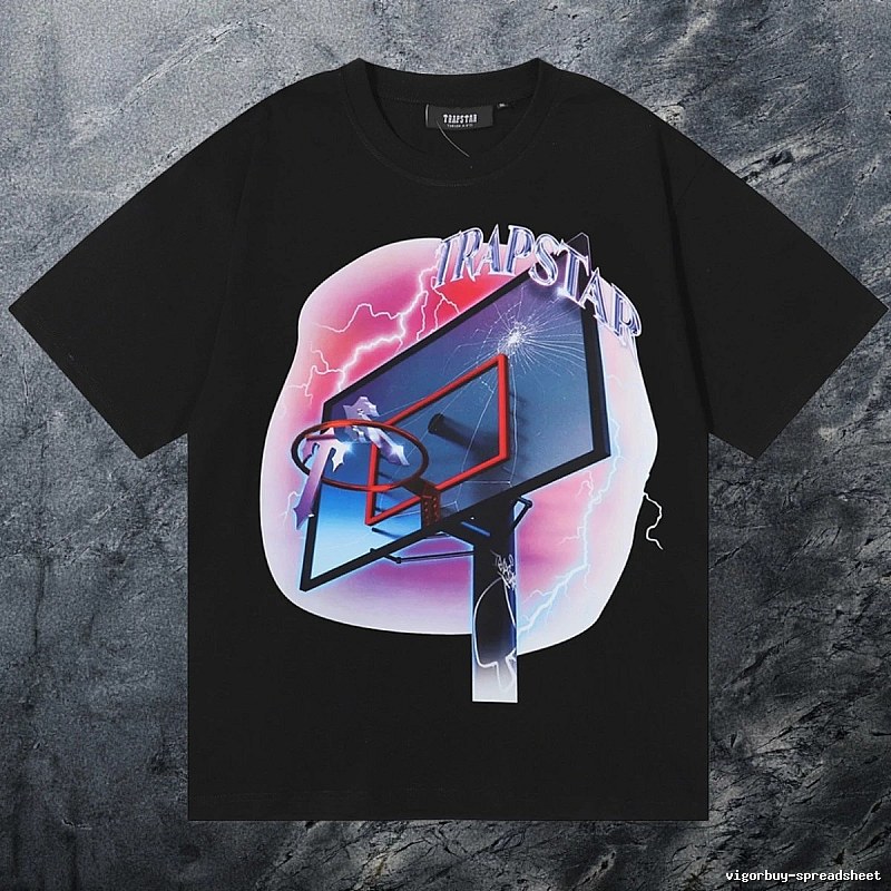 Trapstar Monogram Keys graphic T-shirt Black White Key for Layered Styling
