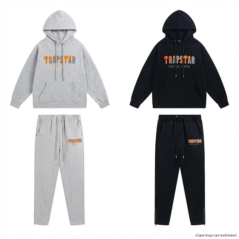 Trapstar Printed Streetwear Set (Grey/Black)