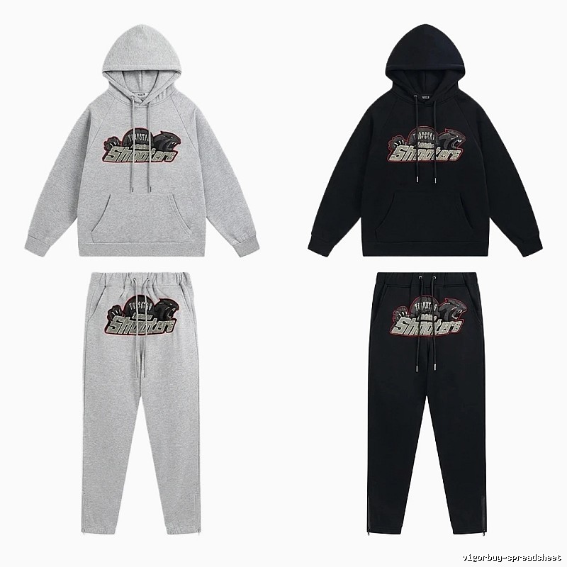 Trapstar sporty grey/black suit set