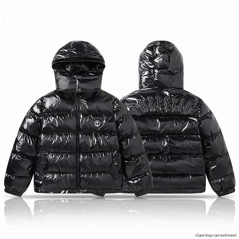 Trapstar Trendy Glossy Black Down Jacket