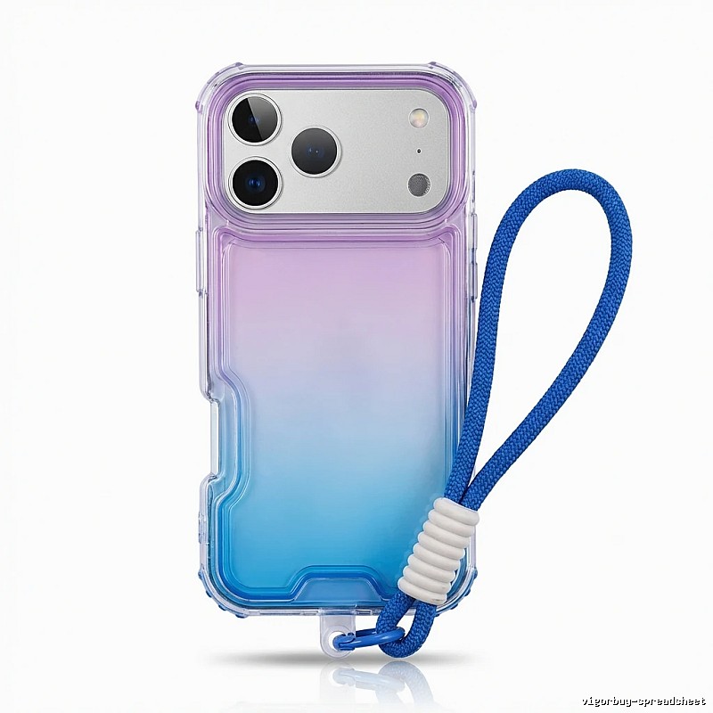 Trendy brand gradient style iPhone phone case