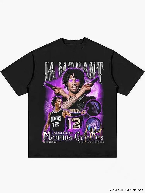 Tupac Sport Portrait graphic T-shirt Black Tupac Collage for Collection Drops