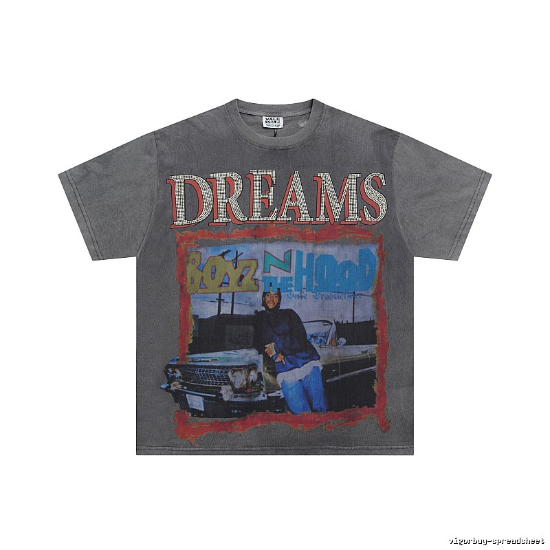 Valley Dreams American Retro Smoky Gray T-Shirt