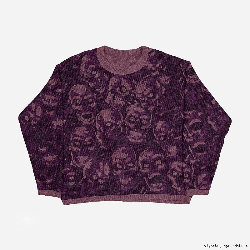 Weekend Anime graphic sweater Black Knit Top for Seasonal Looks