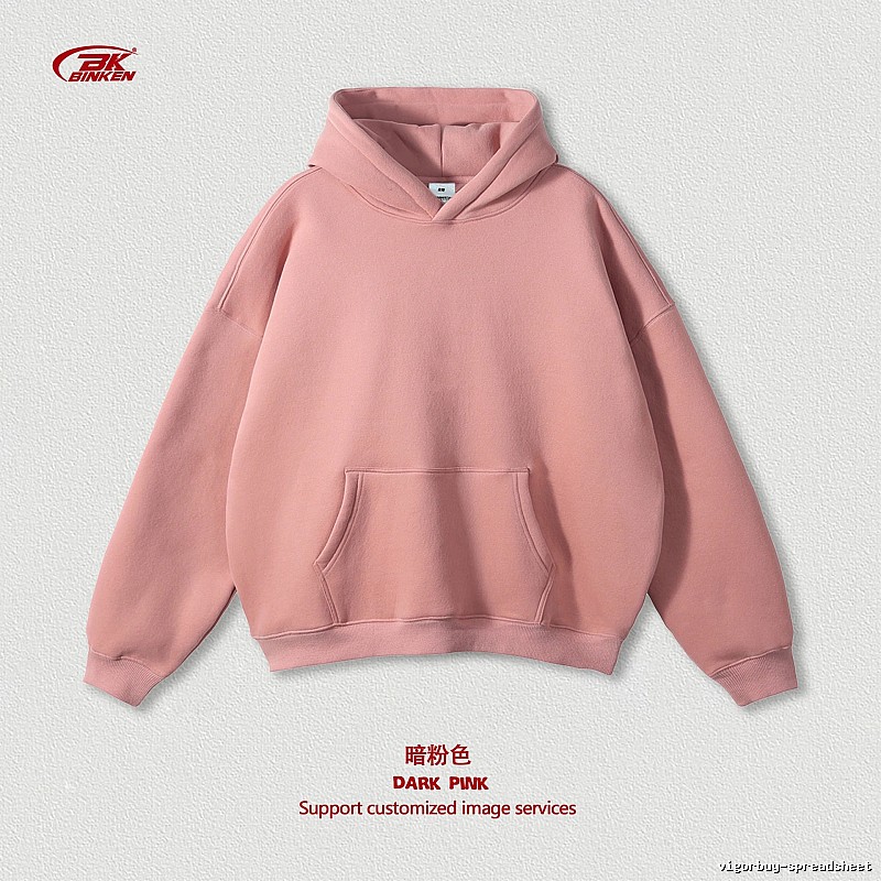 Weekend Pullover hoodie Navy Blank Kangaroo for Seasonal Looks