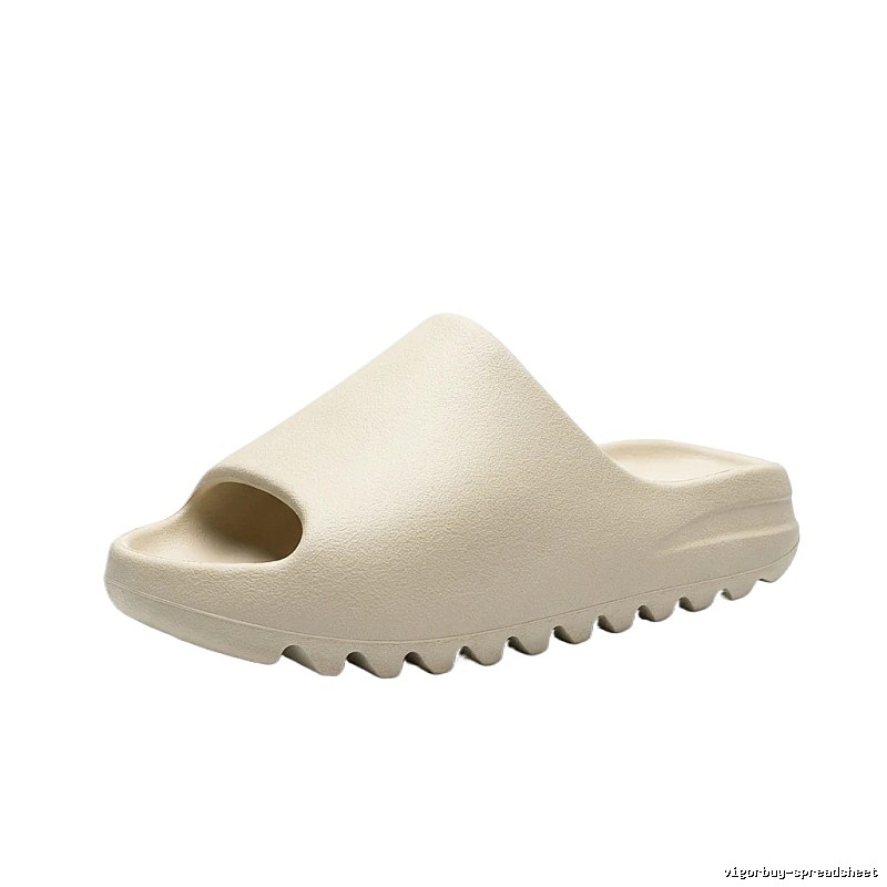 Yeezy matte bone white slippers