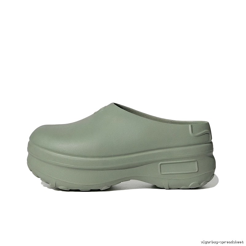 Yeezy Thick-soled Casual Style Grey-green Slippers